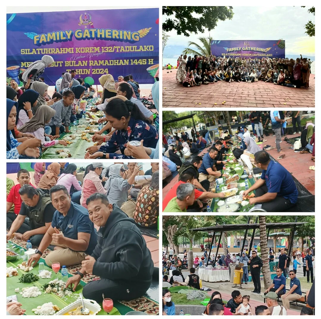 Family Gathering, Danrem 132/Tdl : Bersihkan Hati dan Niat Kita Dalam Menyambut Bulan Suci Ramadhan