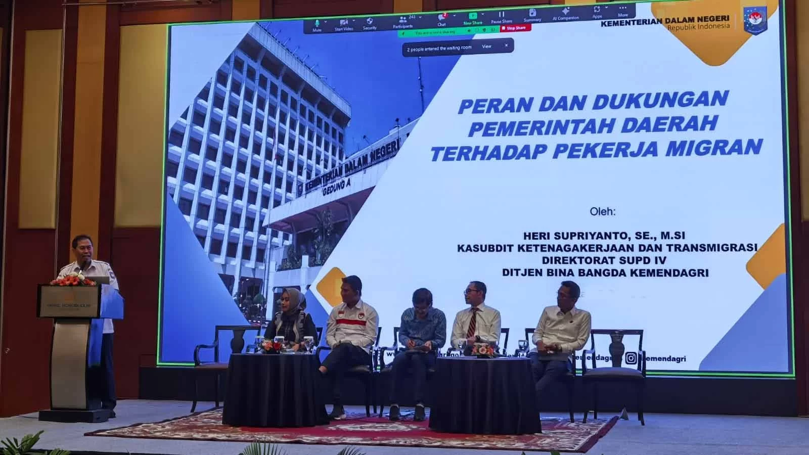 Kemendagri Dukung Penguatan Tata Kelola Penempatan dan Pelindungan Pekerja Migran Indonesia
