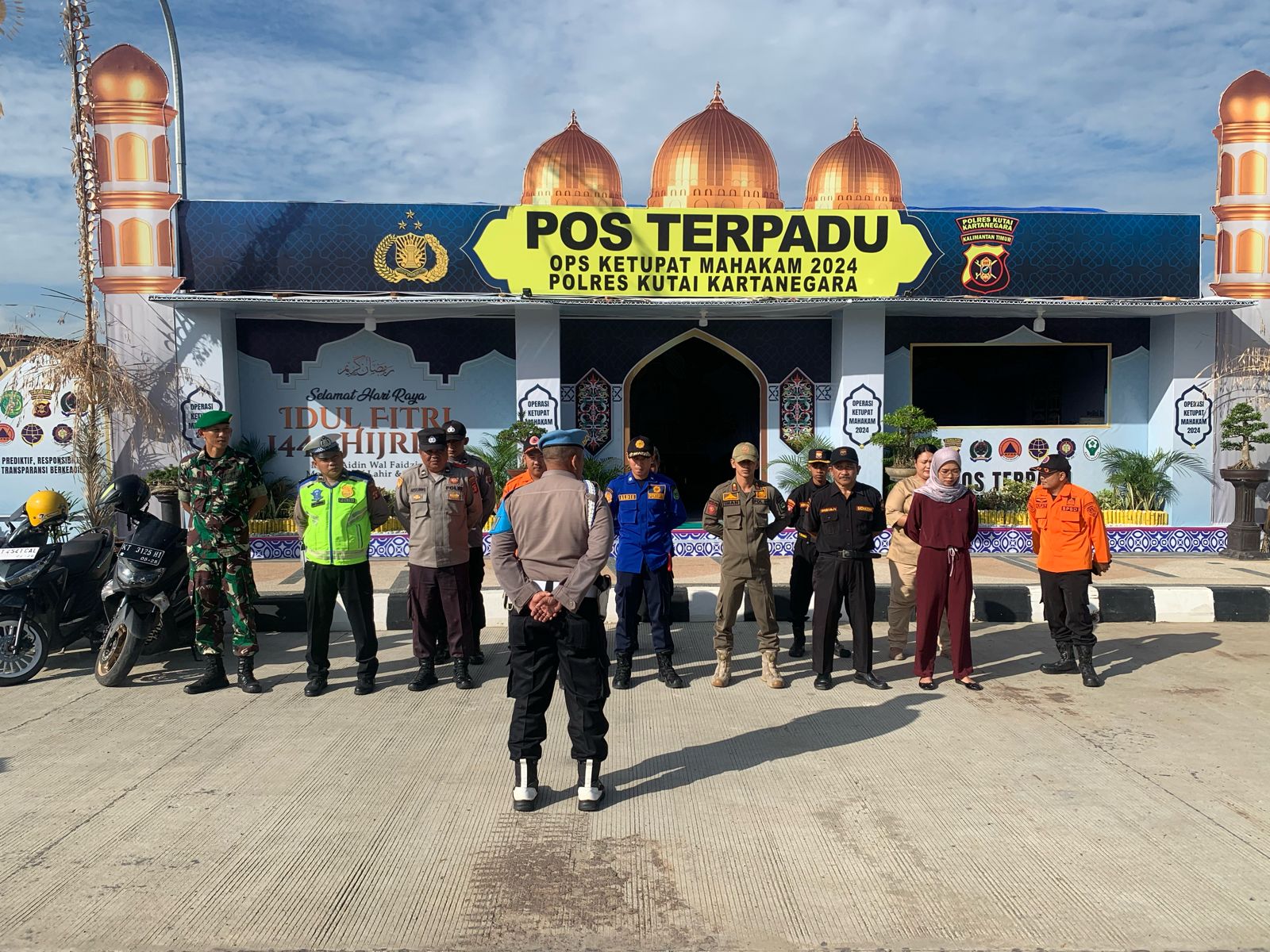 Sinergitas TNI-Polri Lakukan Pengamanan Pasca Perayaan Idul Fitri