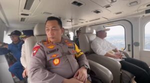 Pastikan Keamanan Arus Balik Lebaran, Kapolri Patroli Udara Jalur Tol