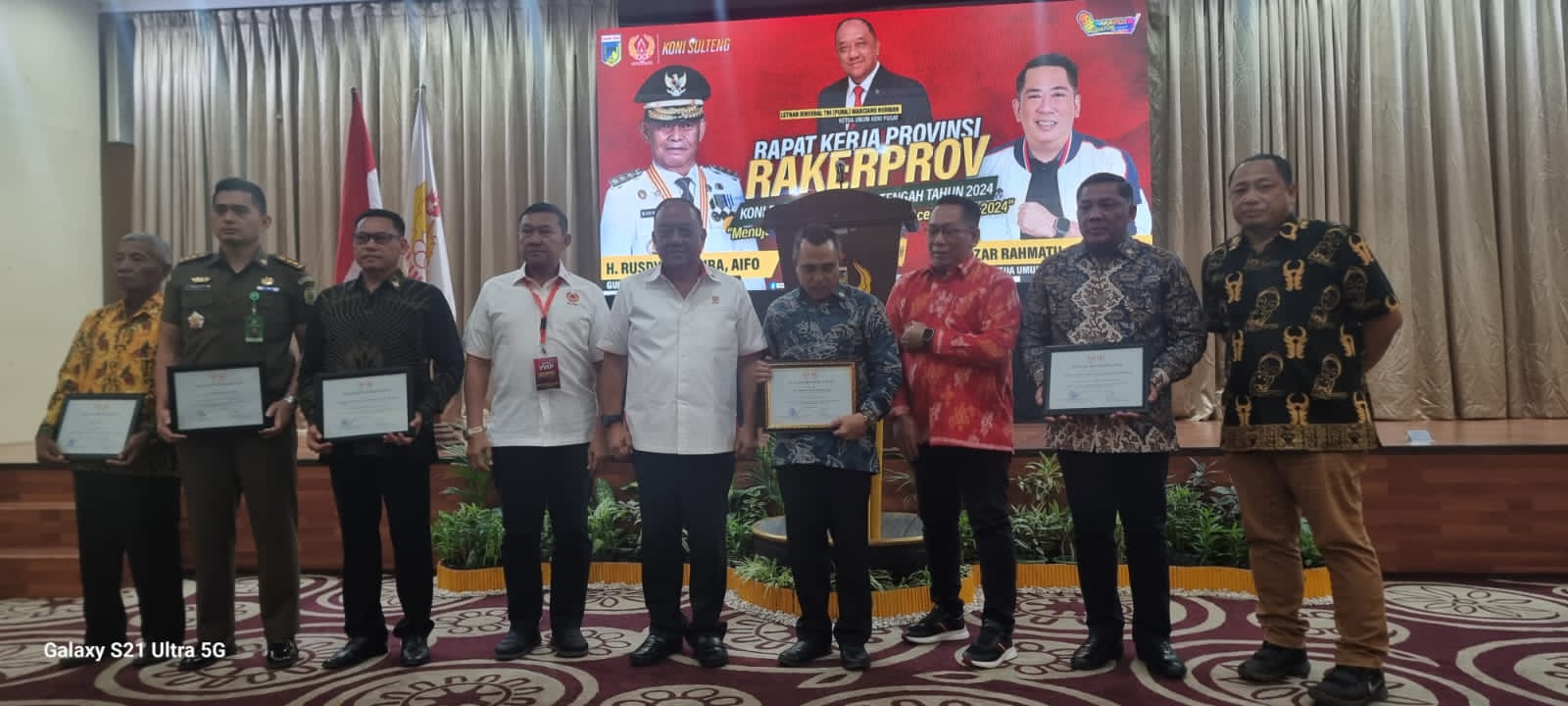 Danrem 132/Tdl Diakui Sebagai Bapak Pemerhati Olahraga Atas Kontribusinya Yang Luar Biasa Membangun Prestasi Olahraga Sulteng