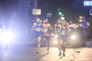 Ksatria Buaya Putih Juara Lari Lampung Half Marathon