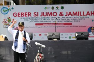 LITERASI KESEHATAN, Pemdaprov Jabar Luncurkan Geber Si Jumo dan Jamillah di Majelengka