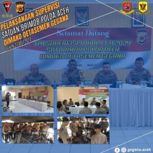 Satuan Brimob Polda Aceh Melaksanakan Supervisi di Mako Detasemen Gegana