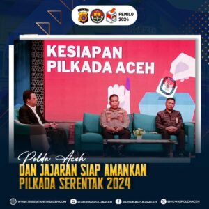 Polda Aceh dan Jajaran Siap Amankan Pilkada Serentak 2024