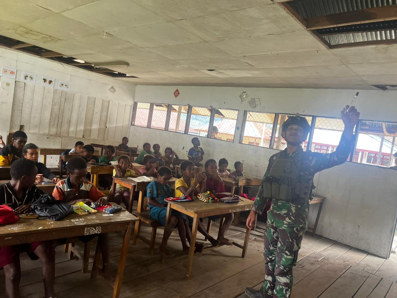 Sumber : Pen Satgas Mobile Yonif 323/BP Kostrad