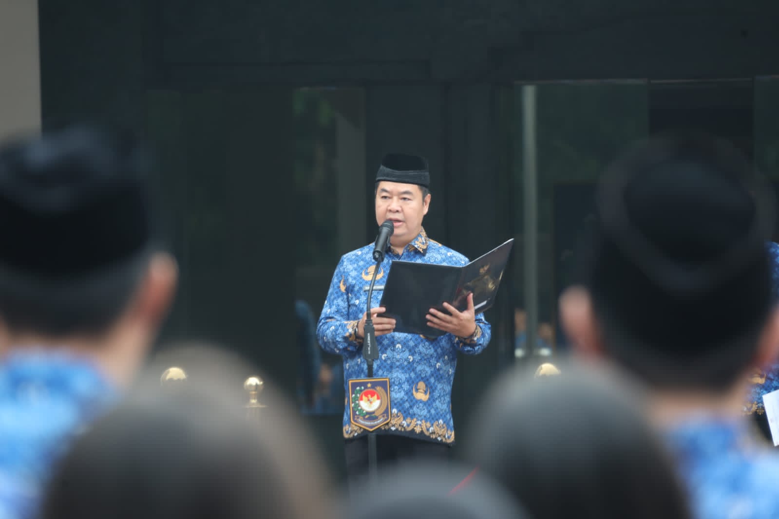 Dirjen Dukcapil Pimpin Upacara Peringatan Hari Lahir Pancasila Tahun 2024 di Lingkungan Kemendagri dan BNPP