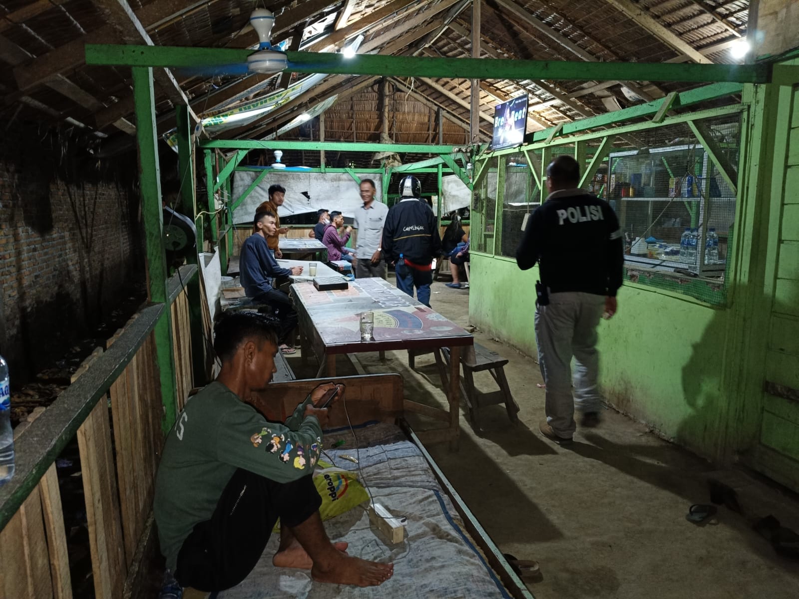 Polsek Patumbak Lakukan Penindakan Yang Diduga Lapak Judi Tembak Ikan di Wilkumnya