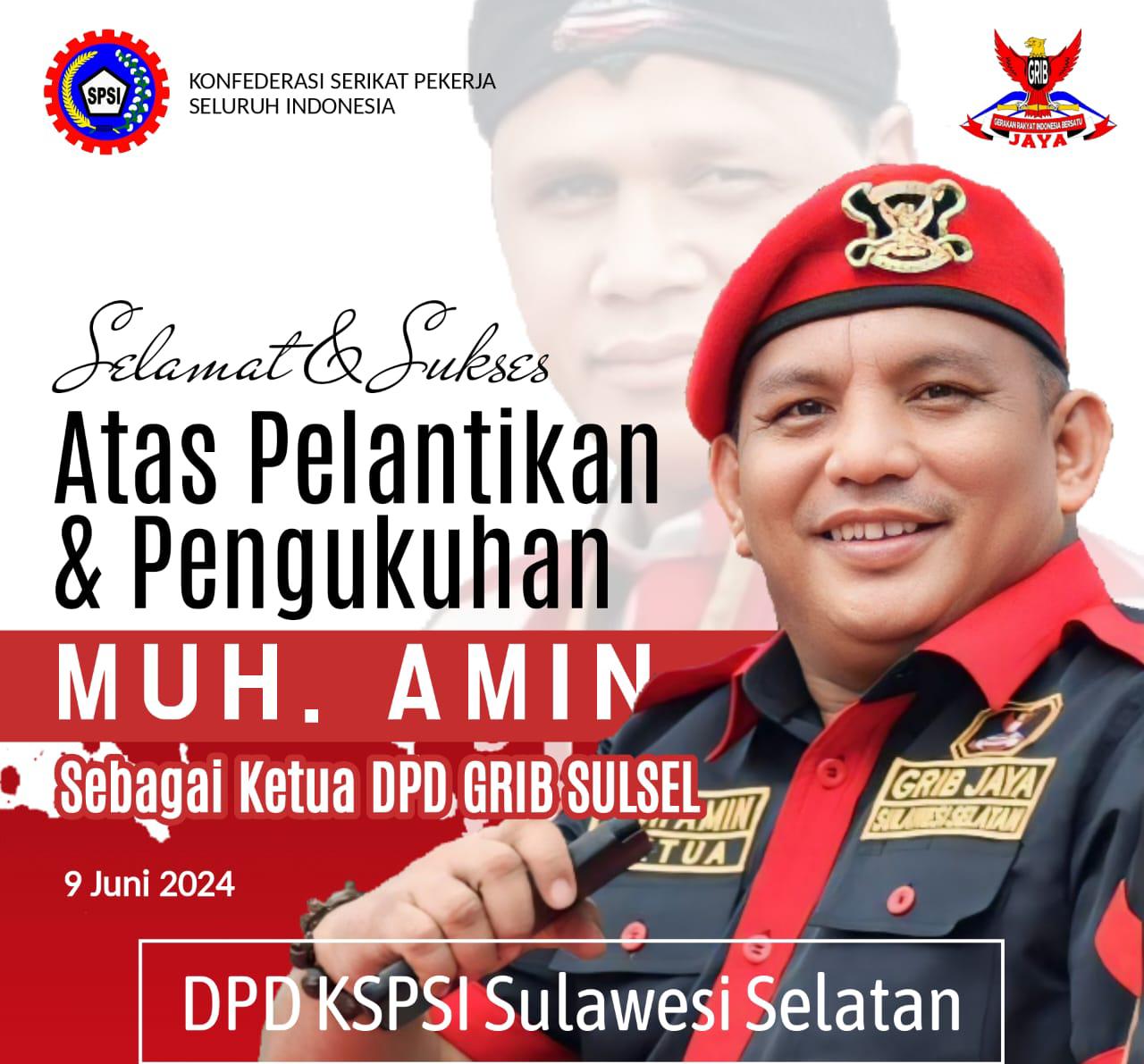 Ketua Grib Jaya Sulsel Bergerak Cepat Membentuk 24 DPC Kabupaten/Kota Se-Sulawesi Selatan