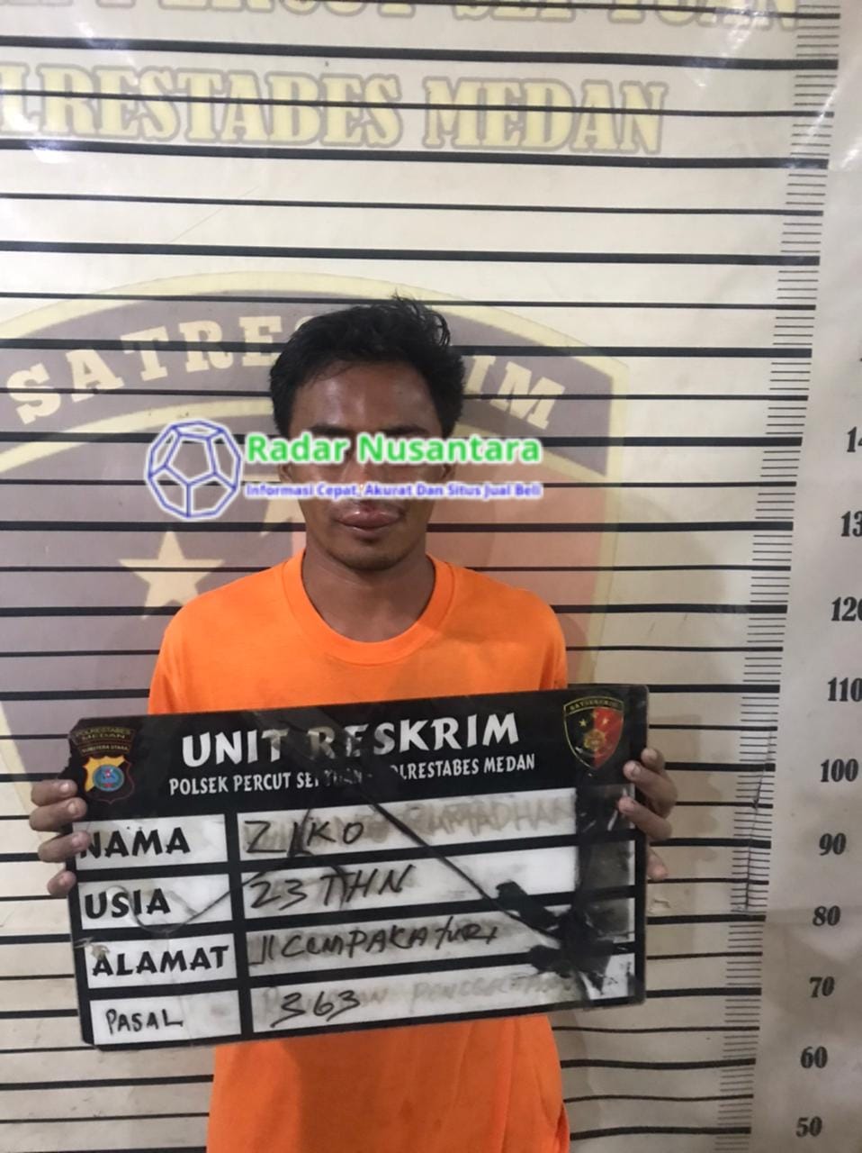 Polsek Medan Tembung Amankan Pelaku Pencuri Mesin Genset