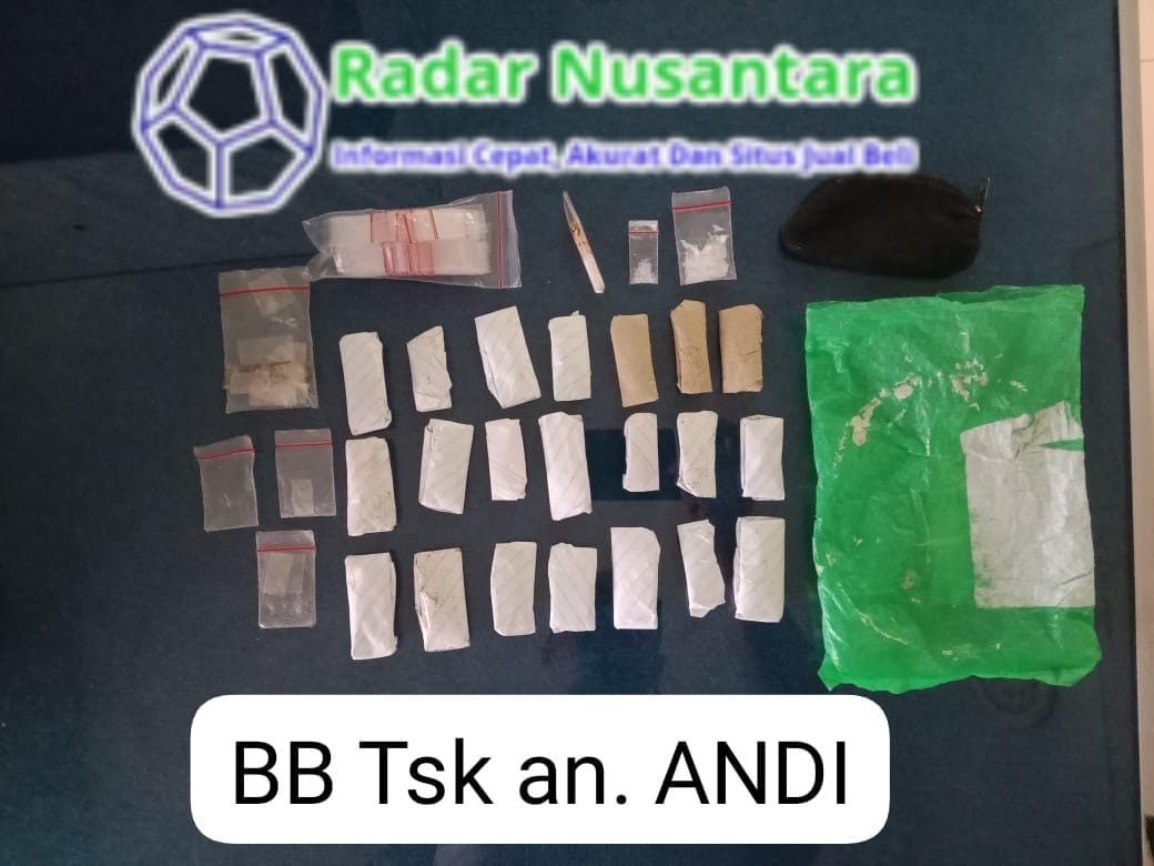 Tim Gabungan Polres Batu Bara Tangkap Bandar Narkoba di Datuk Lima Puluh