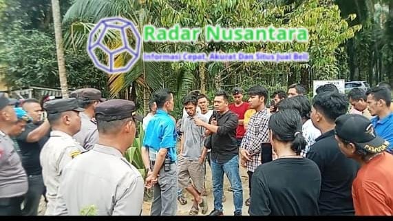 Tuntut hak CSR dan Plasma Warga 2 desa di Paluta demo kantor PT. Tindoan bujing