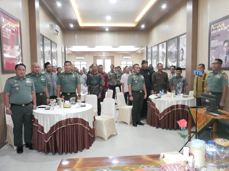 Jalin Persatuan Dan Kesatuan, Kodim 0808/Blitar Laksanakan Komsos Dengan Komponen Masyarakat
