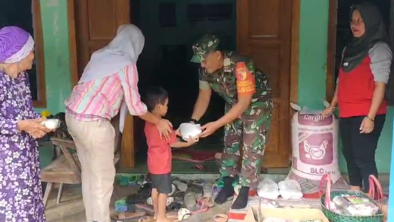 Peduli Pada Kesehatan Anak Dan Pencegahan Stunting, Serda Fanda Dampingi Posyandu Dawuhan