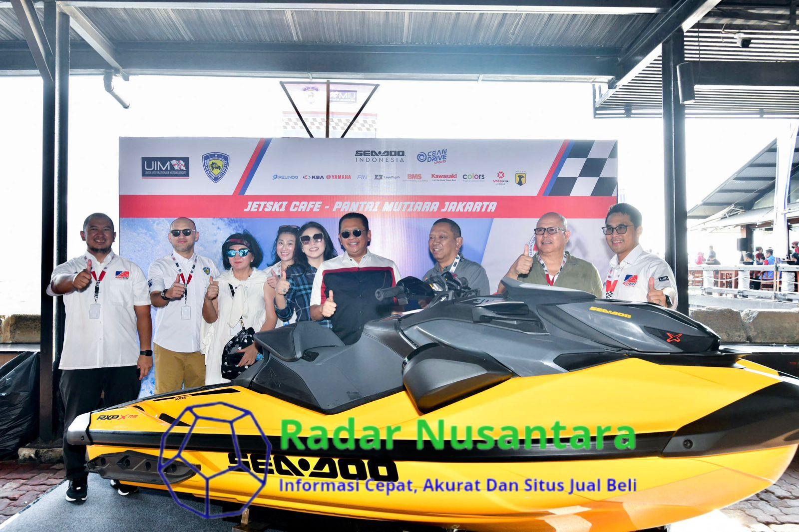 Buka Start Final Kejurnas IMI Aquabike (Jetski) Indonesia Championship 2024 Series 2, Ketua MPR Bamsoet Harap Masuk Lima Besar Kejuaraan Dunia
