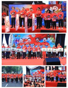 Kapolri Buka Bhayangkara Fun Walk 2024: Bersama Bergerak untuk Persatuan