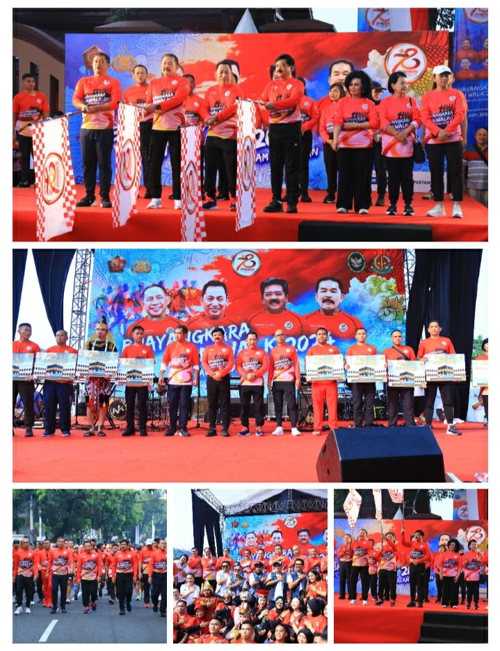 Kapolri Buka Bhayangkara Fun Walk 2024: Bersama Bergerak untuk Persatuan