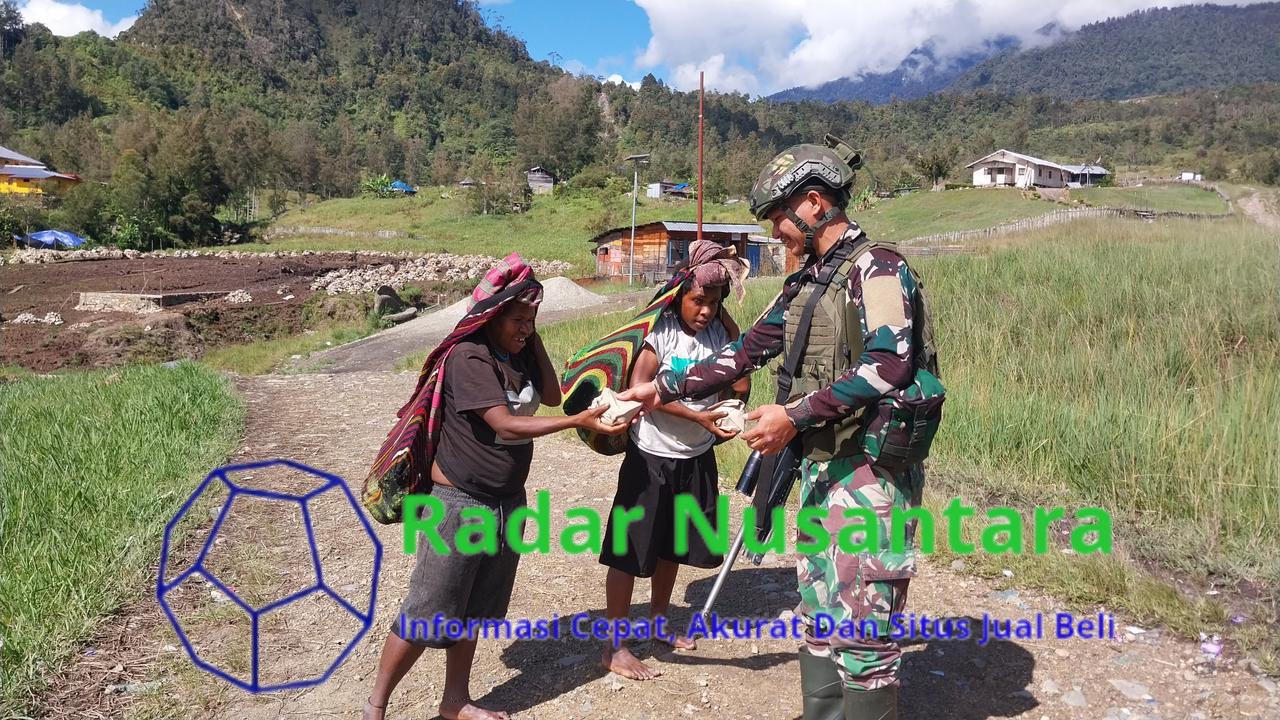 The Habema Distributor Free Food, Yauria Residents Cheerful