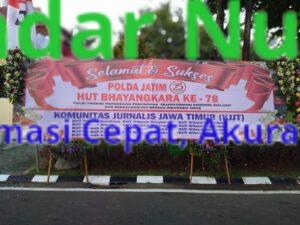 Komunitas Jurnalis Jawa Timur Beri Ucapan HUT Bayangkara Ke-78 ke Polda Jatim