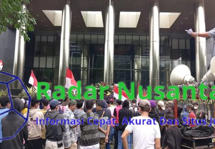 Kantor KPK Di Geruduk Massa Tuntut Dugaan Kasus Korupsi Bupati Padang Lawas Utara