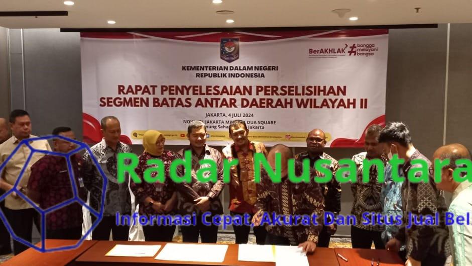Ditjen Bina Adwil : Sorong dan Kota Sorong Capai Kesepakatan Batas Daerah
