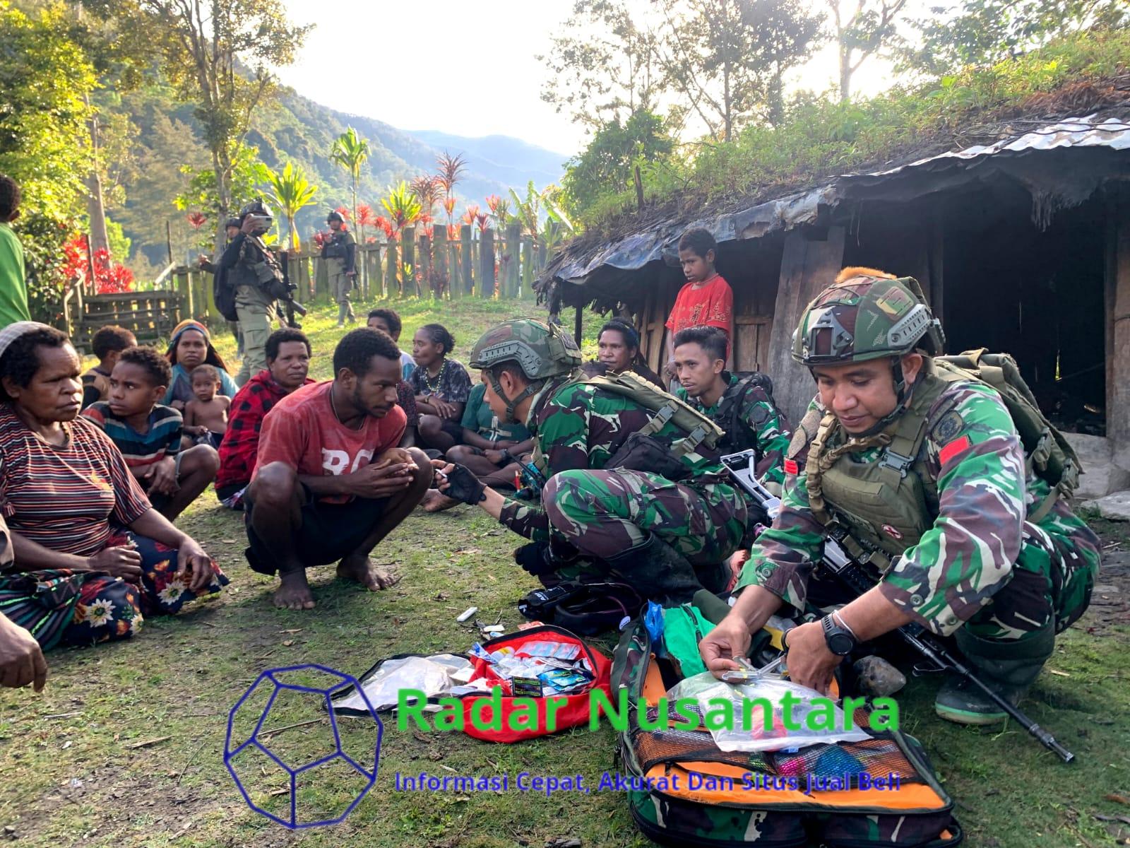 Sumber : Pen Satgas Mobile 323/BP Kostrad