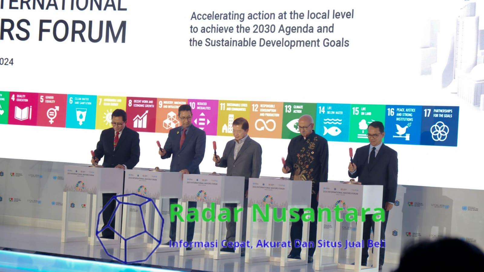 International Mayor Forum 2024, Kemendagri Apresiasi Komitmen Percepatan Implementasi SDGs