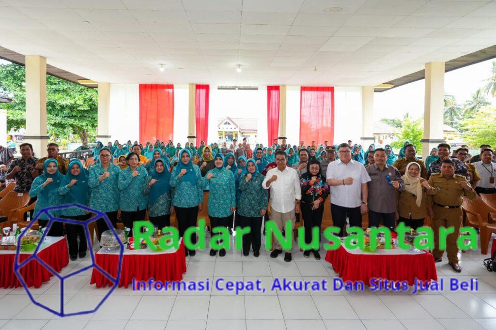 Kunjungan Kerja ke Kalimantan Timur, Ketum TP PKK Ajak Kader Kampanyekan Hidup Sehat dan Jaga Ketahanan Pangan