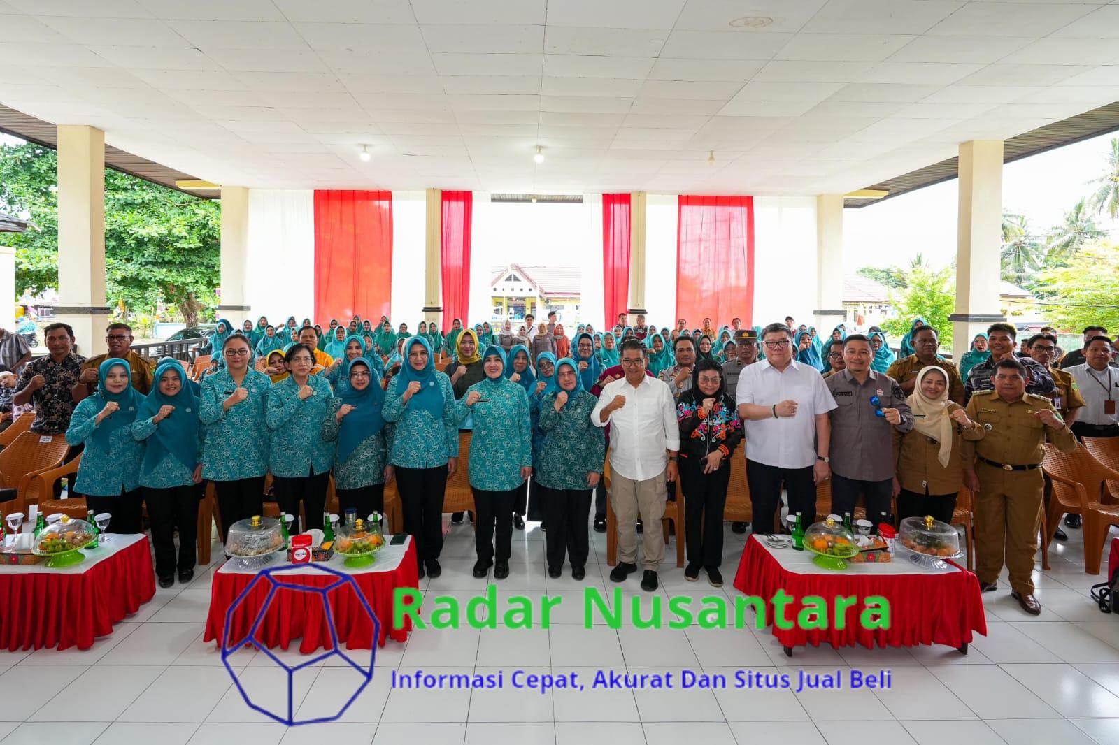 Kunjungan Kerja ke Kalimantan Timur, Ketum TP PKK Ajak Kader Kampanyekan Hidup Sehat dan Jaga Ketahanan Pangan