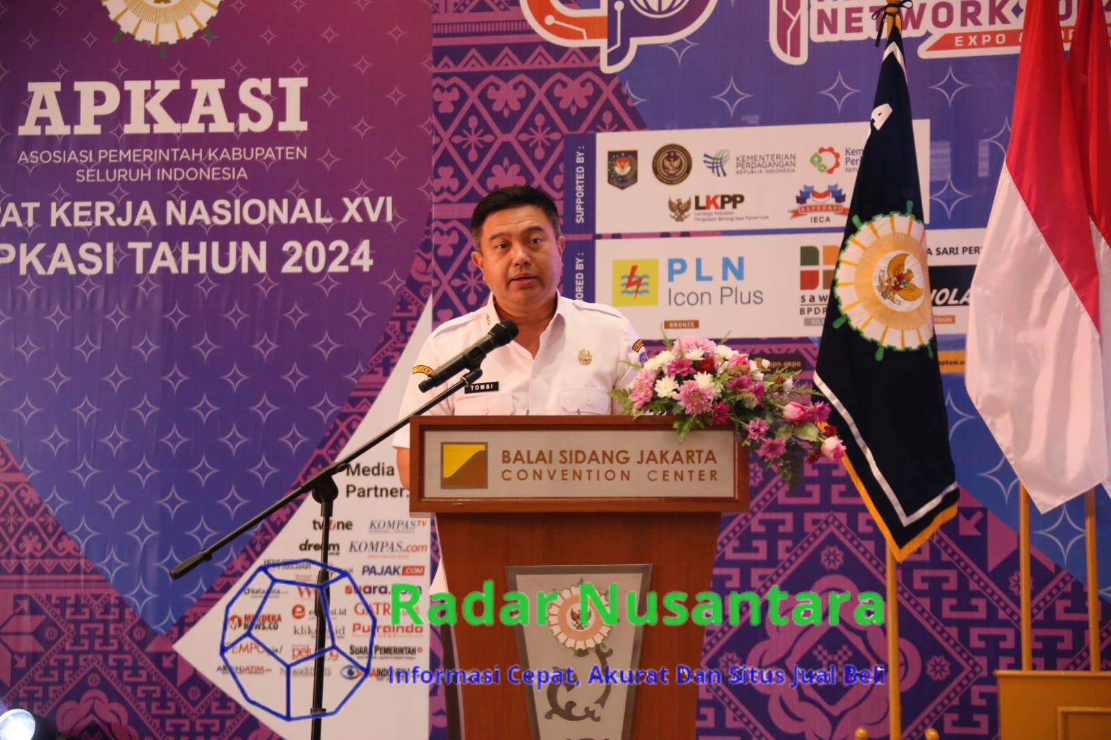 Tutup Rakernas XVI Apkasi 2024, Plt. Sekjen Kemendagri Apresiasi Konsistensi dan Komitmen