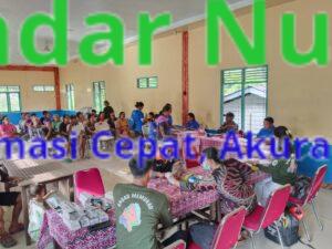 Tingkatkan Deteksi Dini, Satgas Pamtas RI-Malaysia Yonzipur 5/ABW Bantu Puskesmas Badau Laksanakan Posbindu