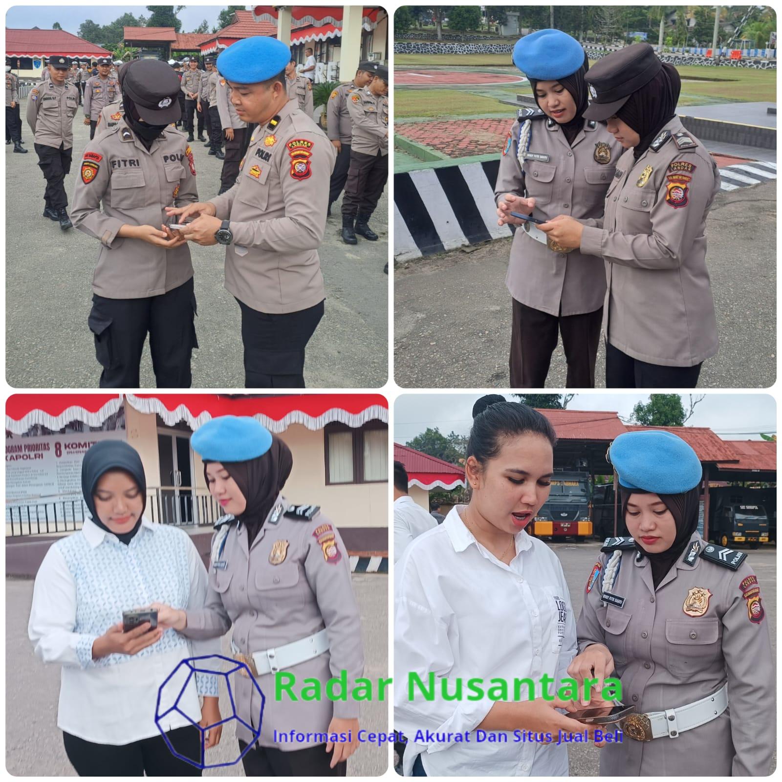 Dadakan, Provos Polres Landak Langsung Periksa HP Personel "Ada Apa Ya" !!!