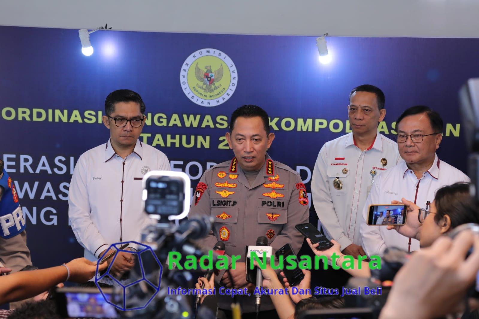 Gelar Rakorwas Bareng Kompolnas, Kapolri Ingin Polri Jadi Organisasi Modern