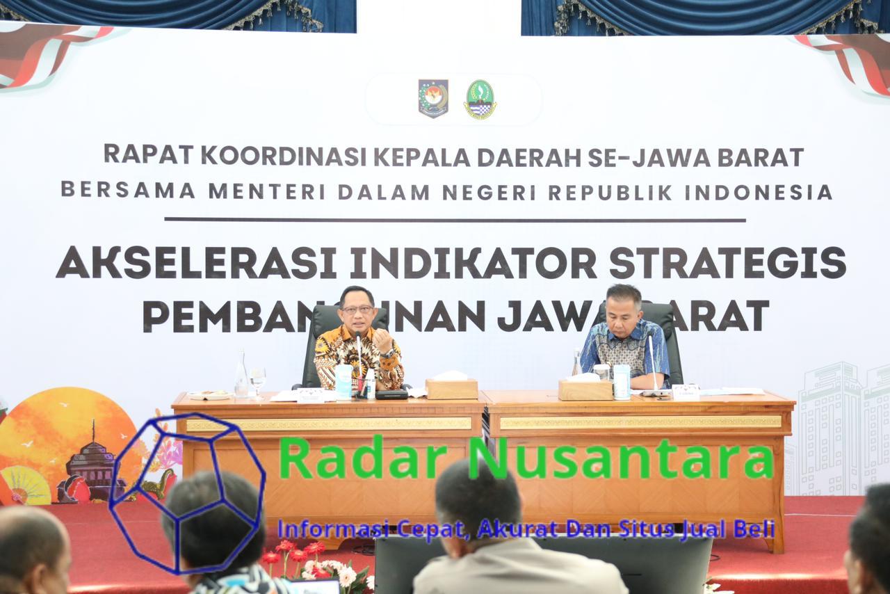 Mendagri Pacu Pemda di Jawa Barat Tingkatkan Pendapatan dan Optimalkan Penggunaan Anggaran
