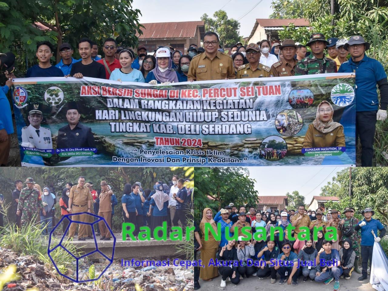Hadiri Aksi Bersih Sungai Asri Ludin Tambunan: Dinkes Deliserdang Siap Sosialisasikan Kesehatan