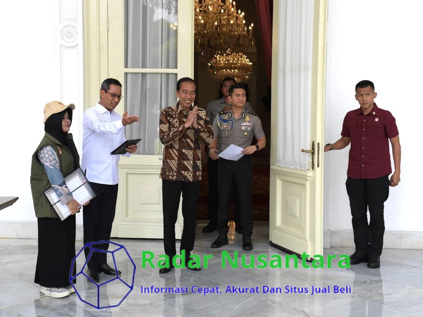 Presiden Joko Widodo Mengikuti Proses Coklit dalam Rangka Pilkada Serentak Tahun 2024