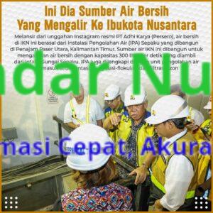 Ini Dia Sumber Air Bersih Yang Mengalir Ke Ibukota Nusantara