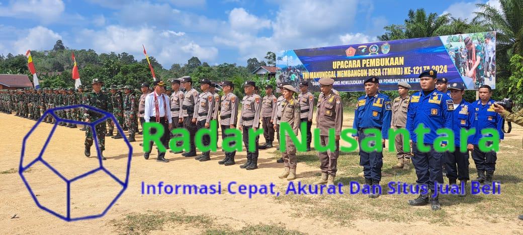 Pj Bupati Landak Resmi Buka TMMD ke-121 Kodim 1210/Ldk Dengan Tema "Darma Bhakti TMMD Mewujudkan Percepatan Pembangunan di Wilayah"