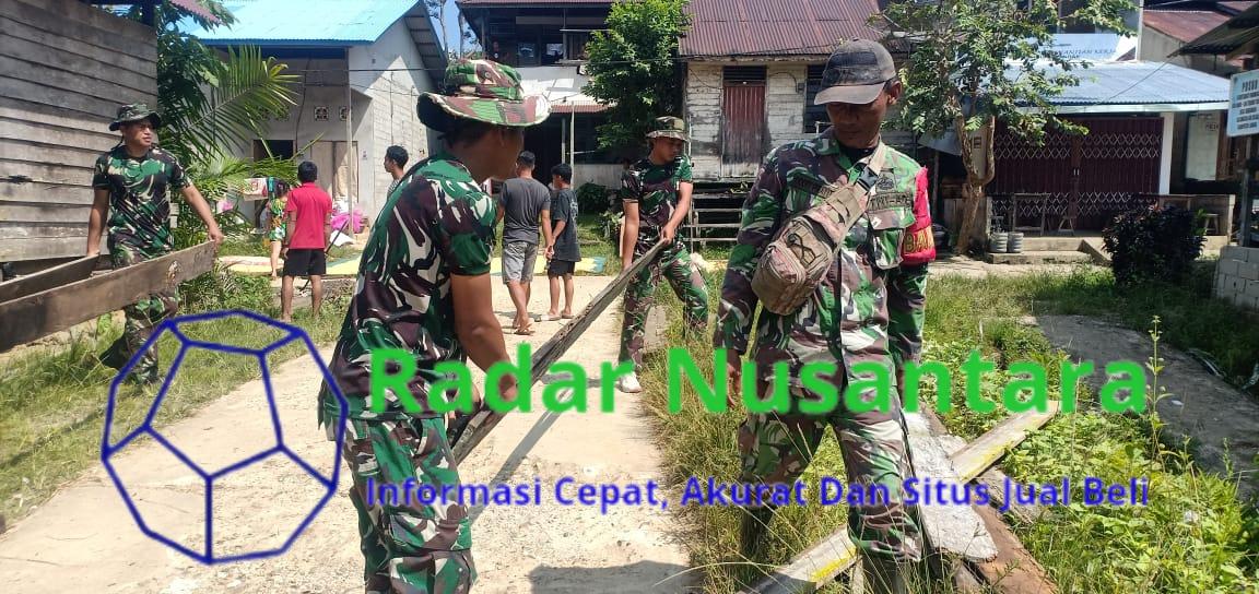 Dansatgas TMMD 121 Kodim 1210 Landak : Sasaran TMMD Berjalan Sesuai Dengan Rencana