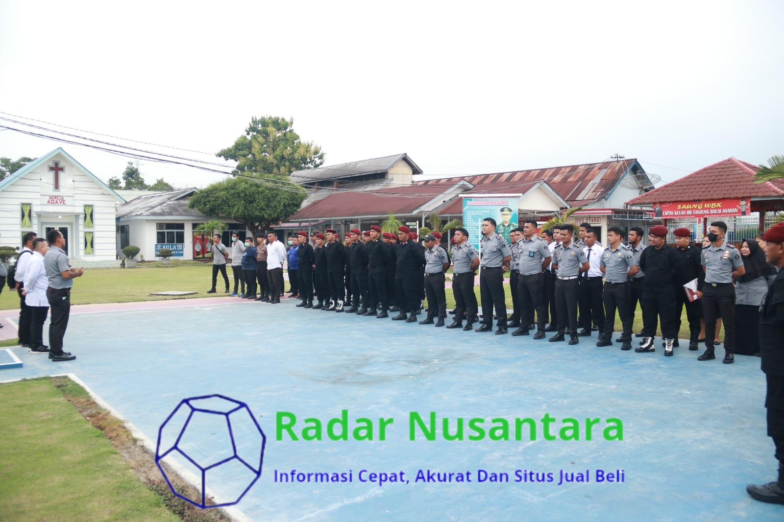 Lapas Tanjungbalai Asahan Gelar Razia Gabungan