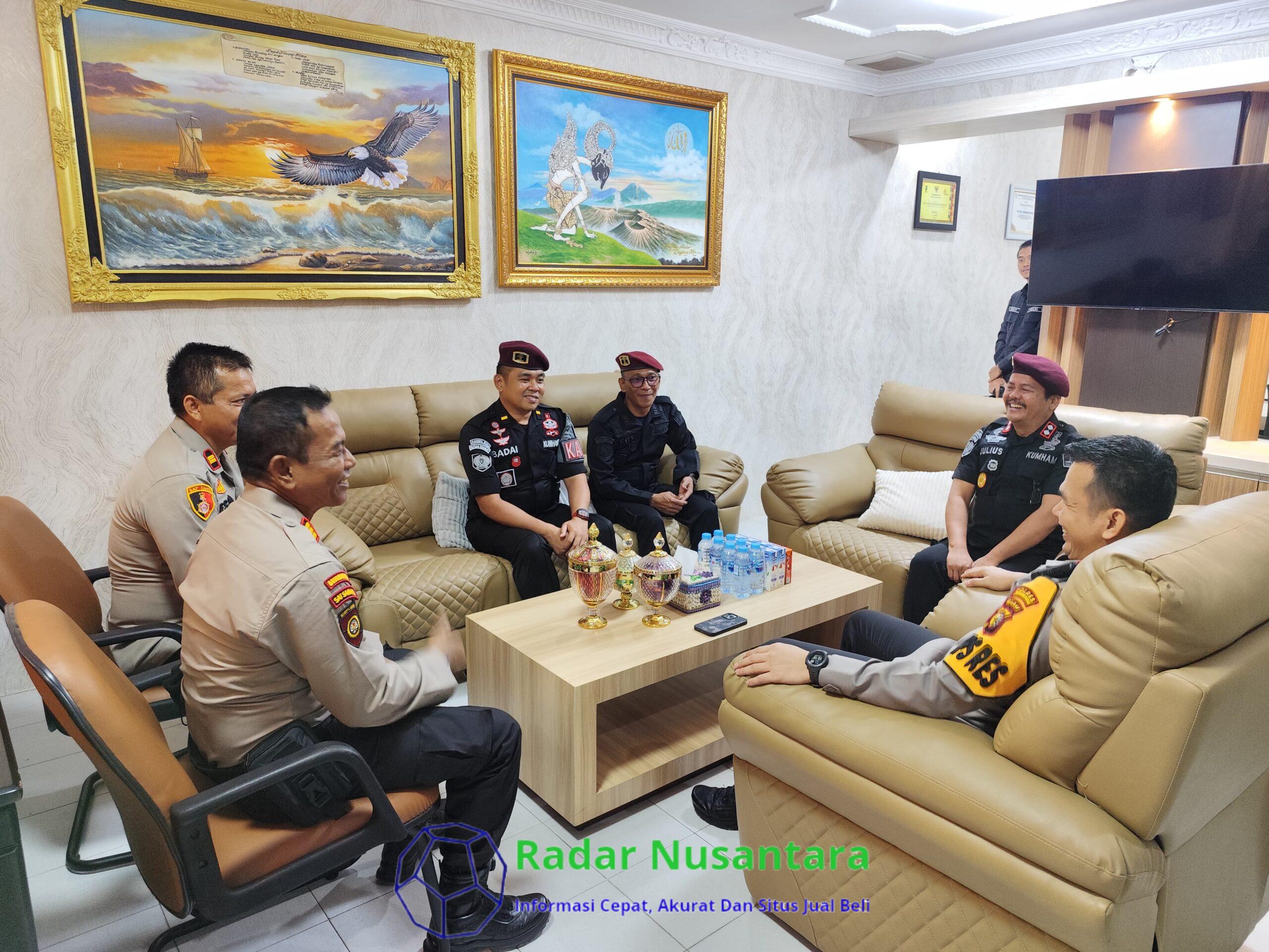 Jalin Silaturahmi dan Sinergitas Karutan dan Jajaran Sambangi Polres Inhu