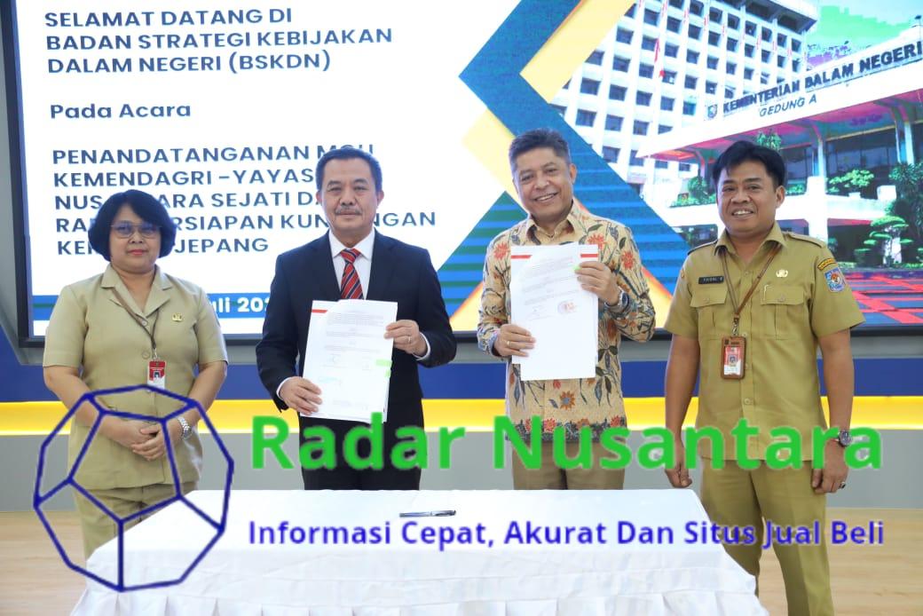 BSKDN Kemendagri Teken MoU dengan Koso Nippon dan Yayasan Nusantara Sejati