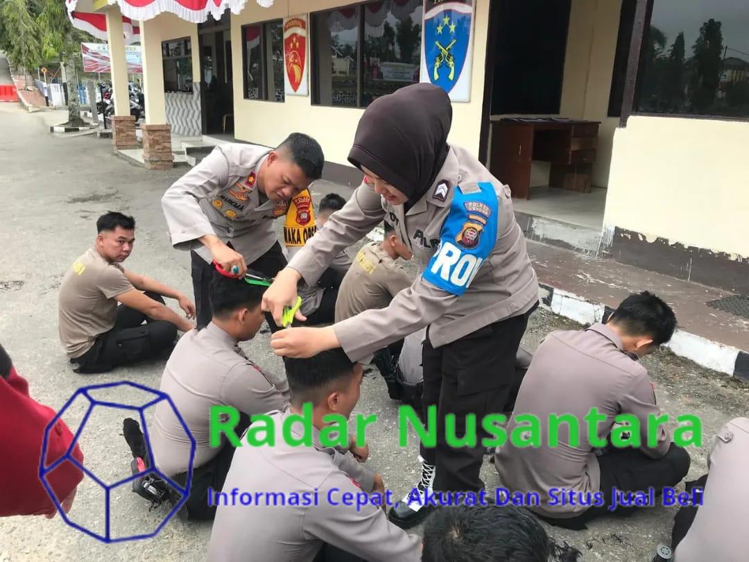 Polres Landak Tingkatkan Kedisiplinan Anggota Melalui Pemeriksaan Sikap Tampang