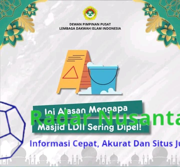 Ini Alasan Mengapa Mesjid LDII Sering di Pel!