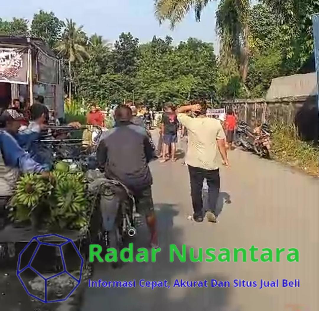 Jalan Alternatif Diduga Rawan Maling, Warga Desa Salam Tani Pancur Batu Adakan Aksi Demo
