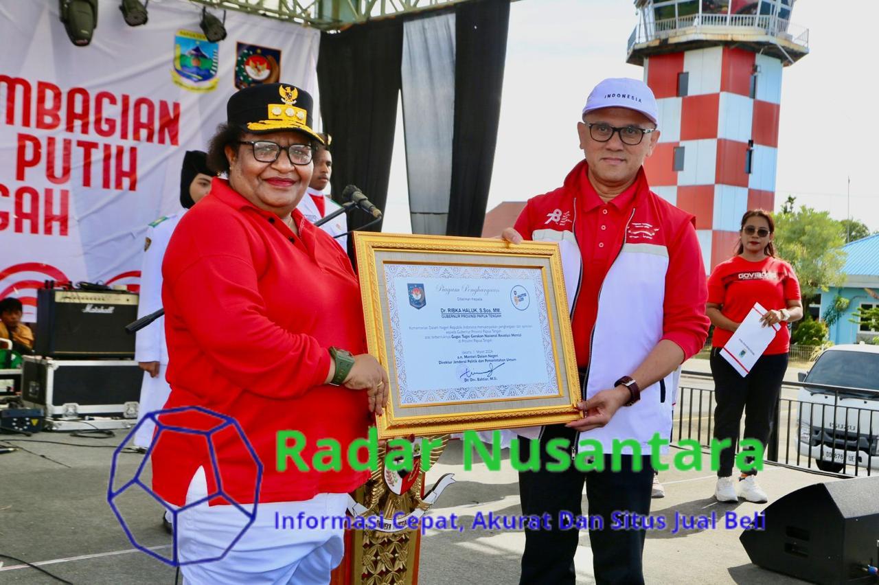 Kemendagri Apresiasi Pemprov Papua Tengah Dukung Gerakan Pembagian 10 Juta Bendera Merah Putih