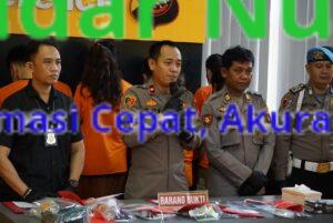 Wakapolres Singkawang Pimpin Press Conference Pengungkapan Kasus Narkotika Sepanjang Bulan Juli 2024