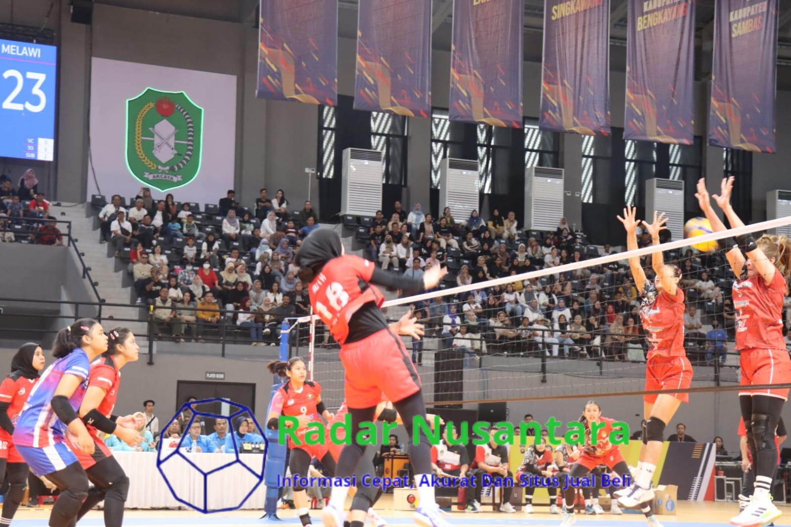 Tim Voli Putri Melawi Juarai Di Ajang Kapolda Cup 2024