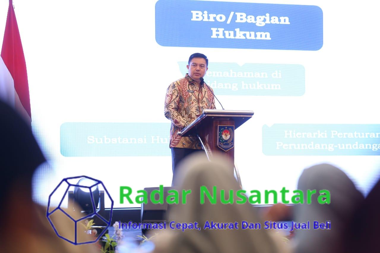 Rakornas Bidang Hukum: Plt. Sekjen Kemendagri Serukan Penyederhanaan Regulasi