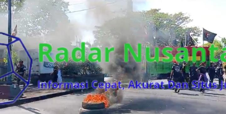 Aksi turun Kejalan, Kiwal MPC Se- kabupaten Maros Menuntut Bupati Terkait Tambang Tidak Memiliki izin